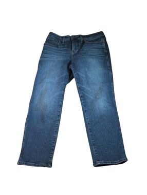 Madewell Medium Wash Curvy Stovepipe Jeans Size 28P Petite